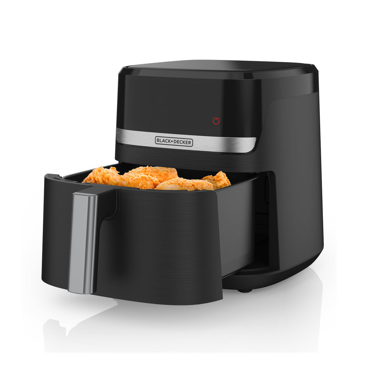 BLACK+DECKER Purifry 4QT Air Fryer, Crispy Deep Fried Taste without the Fat, Plus Bake, Dehydrate, and Keep Food Warm, Digital Touchscreen and Auto Shut-Off BLACK+DECKER