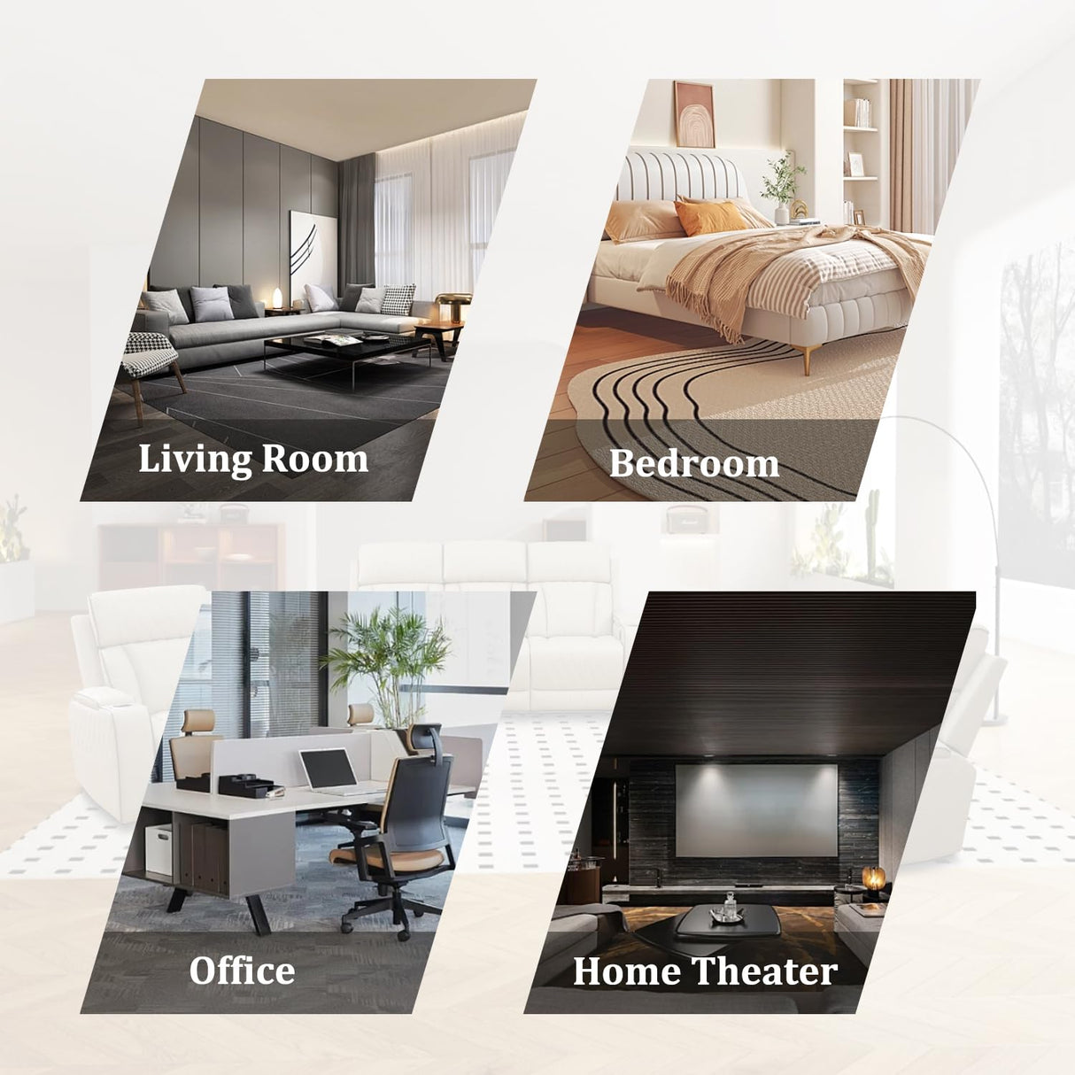 GEBADOL Power Recliner Sofa Set for Living Room,Khaki Leather Reclining Sofas with USB Port,Leather Couch with Power Recliner for Living Room/Apartment/Office GEBADOL