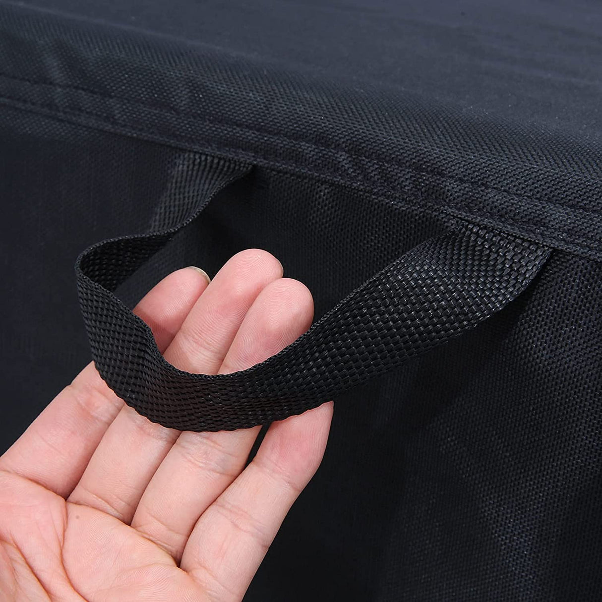 Round Patio Furniture Covers - 74" Dia Waterproof Table & Fire Pit Cover - Anti-Fading for Outdoor Dining Sets TIFILE