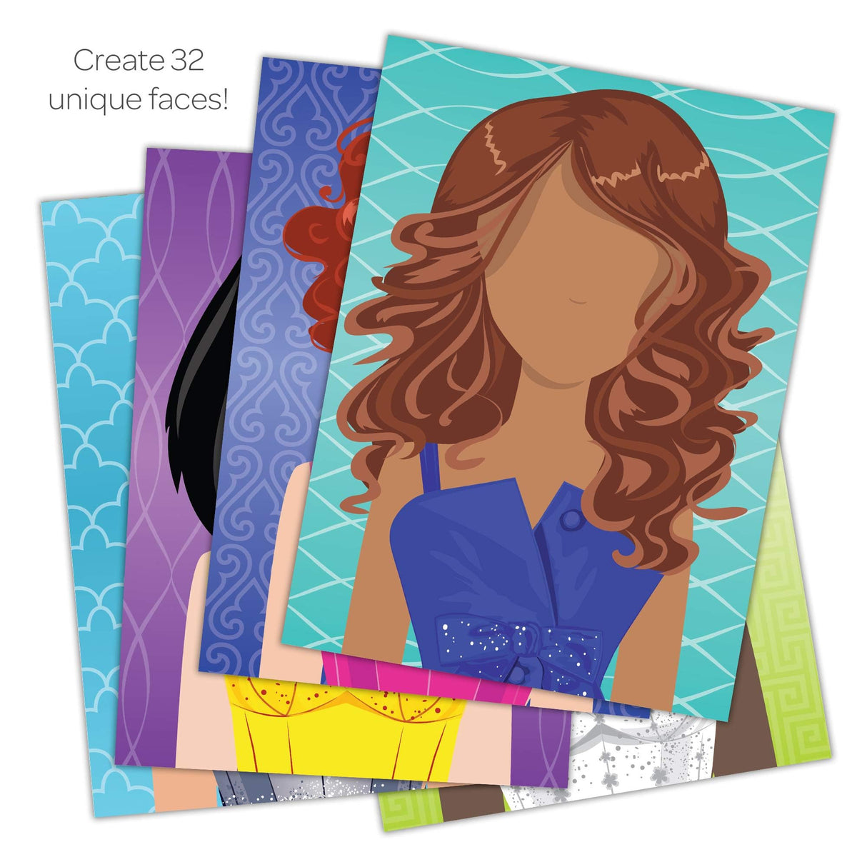 Bendon Create-A-Face Sticker Pad (Princess) Bendon