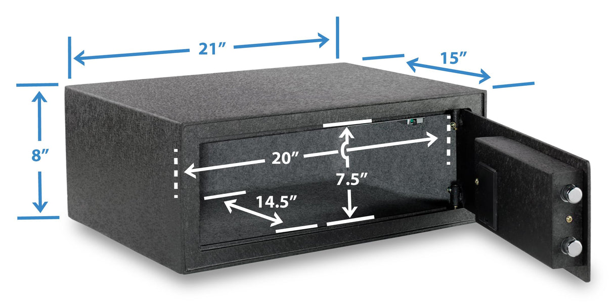Viking Security Safe VS-38BLN Heavy Duty Extra Wide Laptop Safe Biometric Fingerprint Viking Security Safe