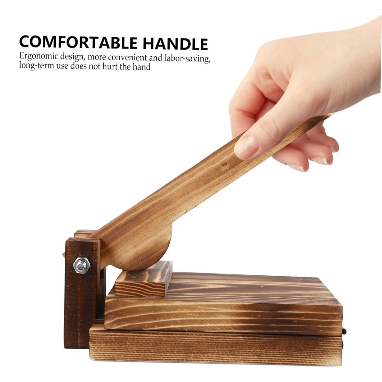 IMIKEYA Wooden Tortilla Press Wood Chapati Maker for Dough Pastry and Dumpling Wrappers IMIKEYA