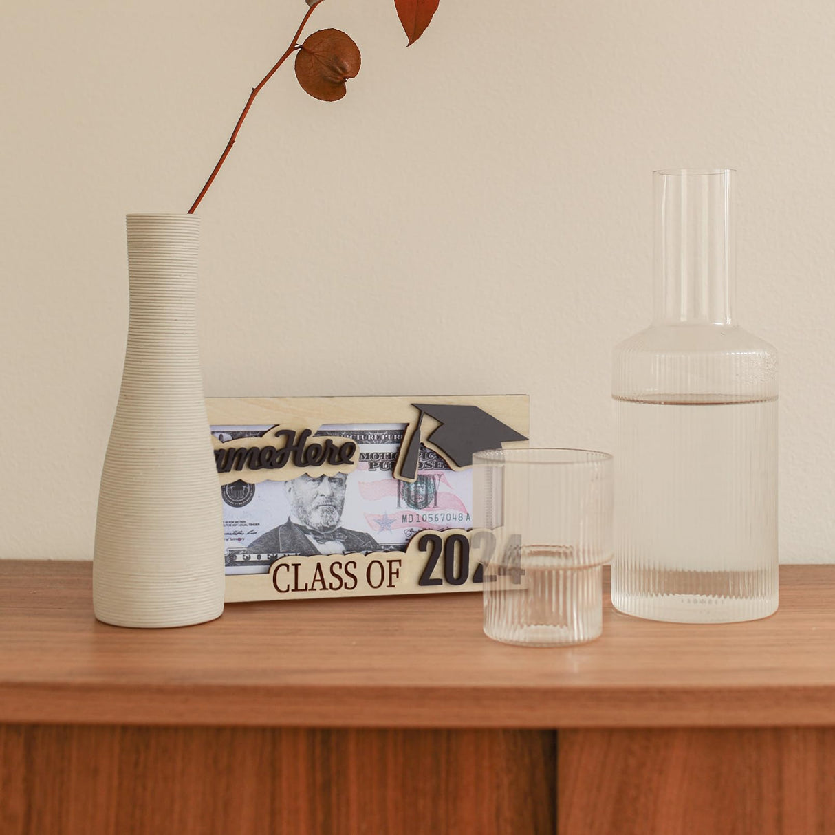 ZZHZBE Personalized Custom Name Money Holder Class of 2024 Graduation Gift ZZHZBE