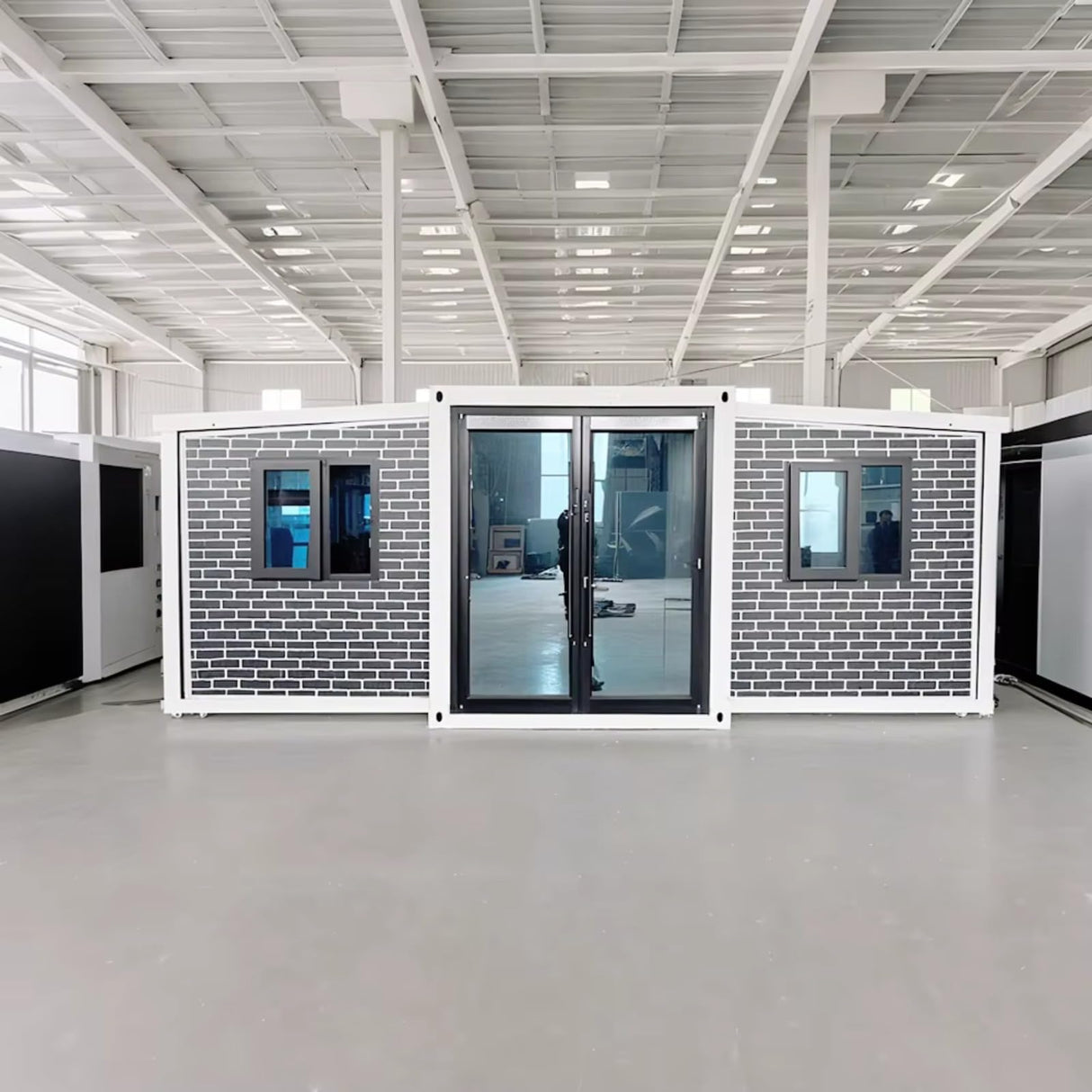 Versatile Use Tiny Home Multi-Purpose, Tiny House with Two Bedrooms and Full Kitchen, Great Tiny Houses to Live in for Adults, Prefab Tiny Homes for Sale with Bath for Office Generic