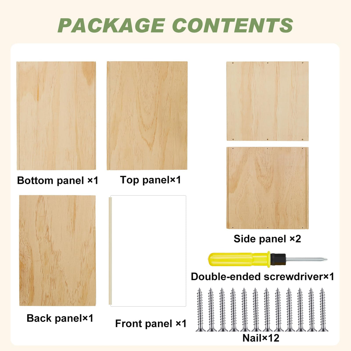 Cinnvoice Diorama Box Unfinished Large Display Box Wooden Display Cases for Collectibles 15.7'' x 11'' x 11'' with Transparent Lid Desktop Wood Storage Container for Dolls Dollhouse Miniature Figures Cinnvoice
