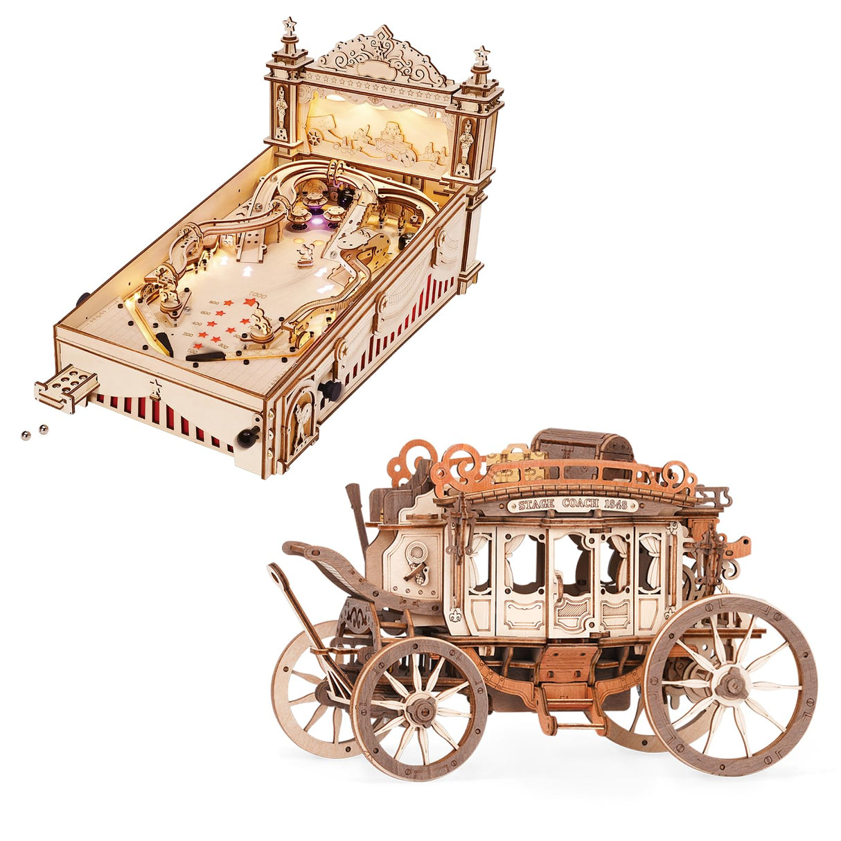 Wowood 3D Wooden Puzzles for Adults, 3D Puzzle Models for Adults to Build Wowood