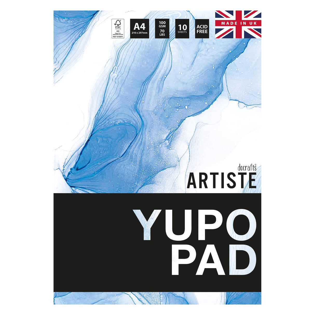 Artiste A4 YUPO Pad 100gsm 10 Sheets DOCRAFTS ARTISTE