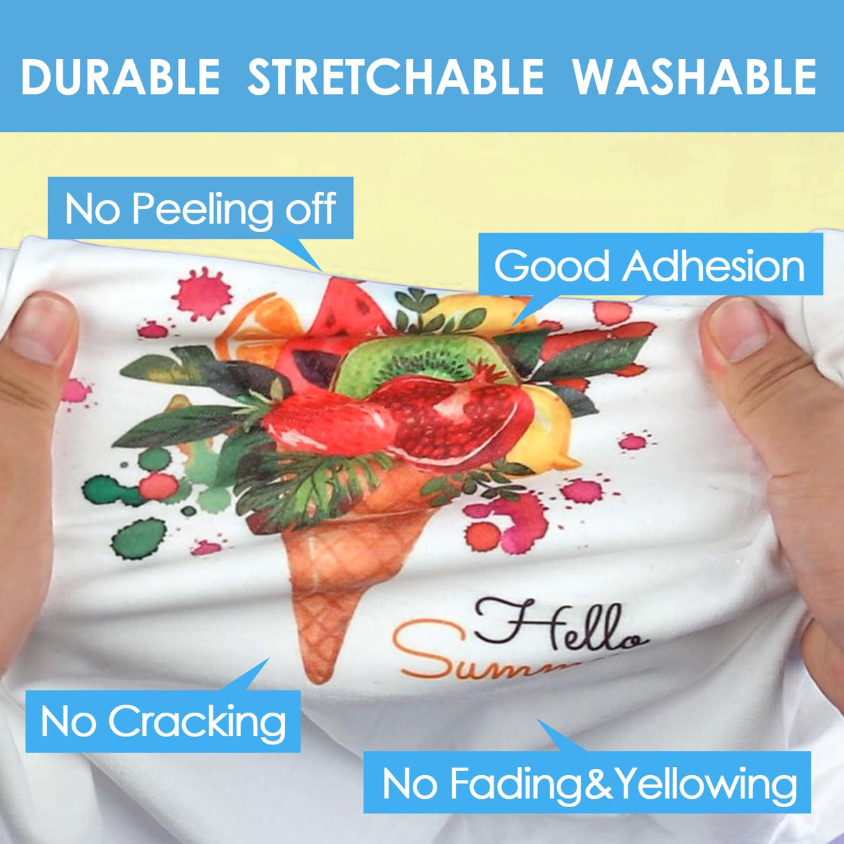 A-SUB Sublimation HTV for Dark and Light Fabric, 12" X 10FT Matte Sublimation Vinyl, White HTV Vinyl for Sublimation on Cotton Fabric - T-Shirt, Pillow, Bag A-SUB