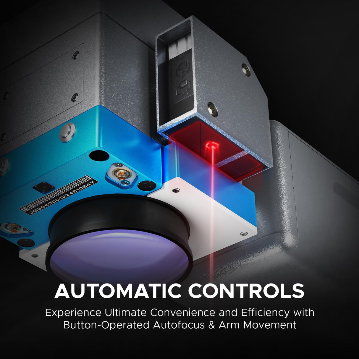 OMTech 50W Fiber Marking Machine with LightBurn, 7x7 Inch Fiber Laser Engraver for Metal Silver Gold Aluminum More, Fiber Laser Engraving Machine Marker Etcher with JPT Laser Source Autofocus Camera OMTech