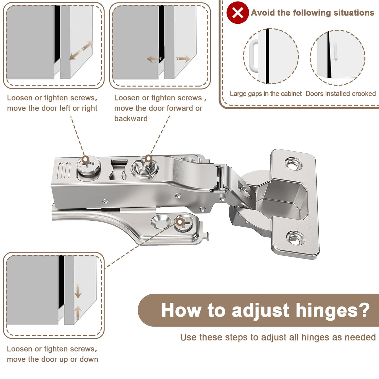 ChooChoo 3-Door Bathroom Wall Cabinet, Fluted Kitchen Wall Cabinet with Adjustable Shelf, Wall Mounted Storage Cupboard for Bathroom, Laundry Room, Entryway, Garage, White ChooChoo