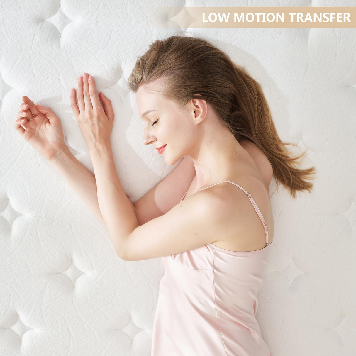 mikibama Twin Mattress, 12 Inch Hybrid Twin Size Mattress in a Box, Single Bed Mattress with Memory Foam and Pocket Spring,Tight Top Medium Firm Feel, 39"*75"*12" mikibama