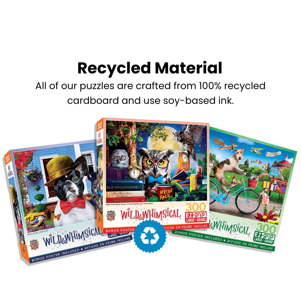 Masterpieces 300 Piece EZ Grip Jigsaw Puzzle - Kitten Cake Shop - 18"x24" Masterpieces