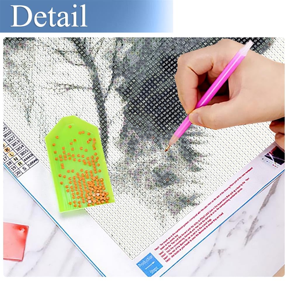 JFYHAB Dragon Diamond Painting Kits White Dragon Diamond Painting Kits for Adults 5D DIY Full Drill Dragon Diamond Art for Home Wall Decor 12x12inch JFYHAB