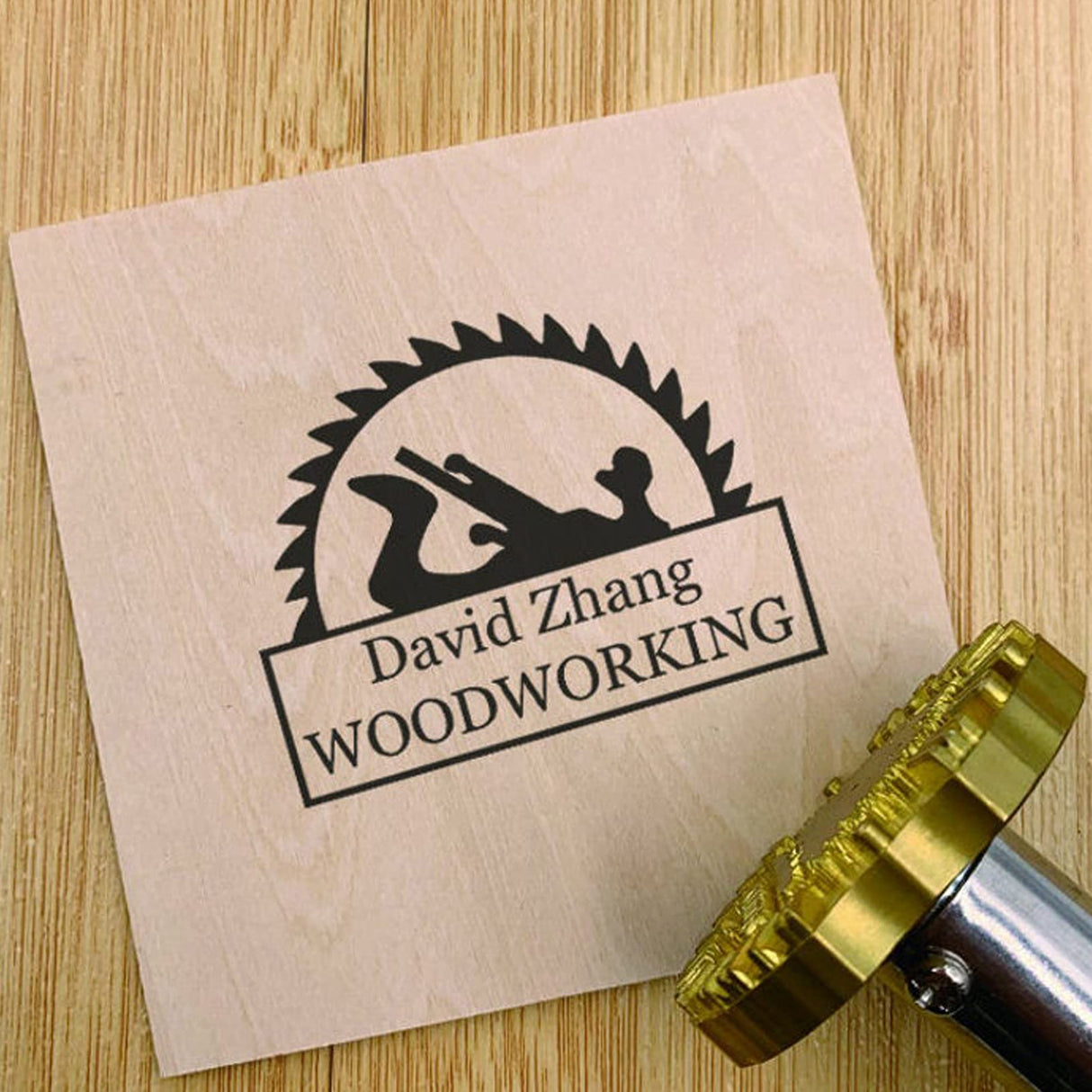 Custom Arokimi Electric Branding Iron - Durable 350W Metal Stamp for Wood, Leather & Crafts (1.5"x1.5") Arokimi