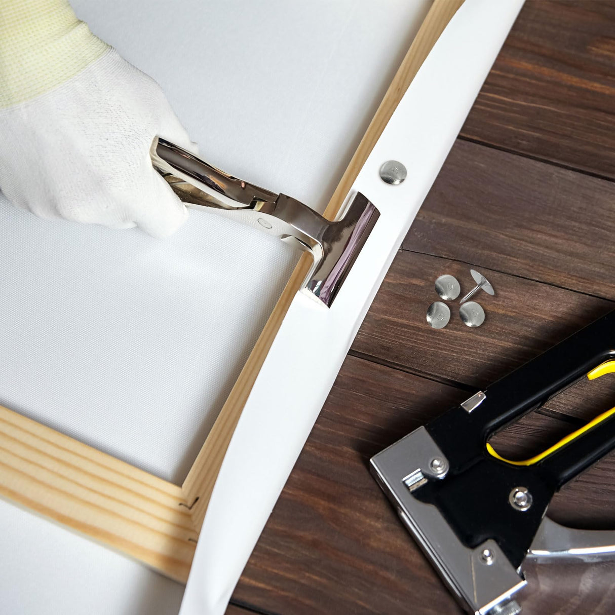 uxcell DIY Canvas Stretcher Bars, 8 x 8 Inch Canvas Frame Wooden Frames Kit Sturdy Stretcher Frames for Oil Paintings Prints Posters uxcell