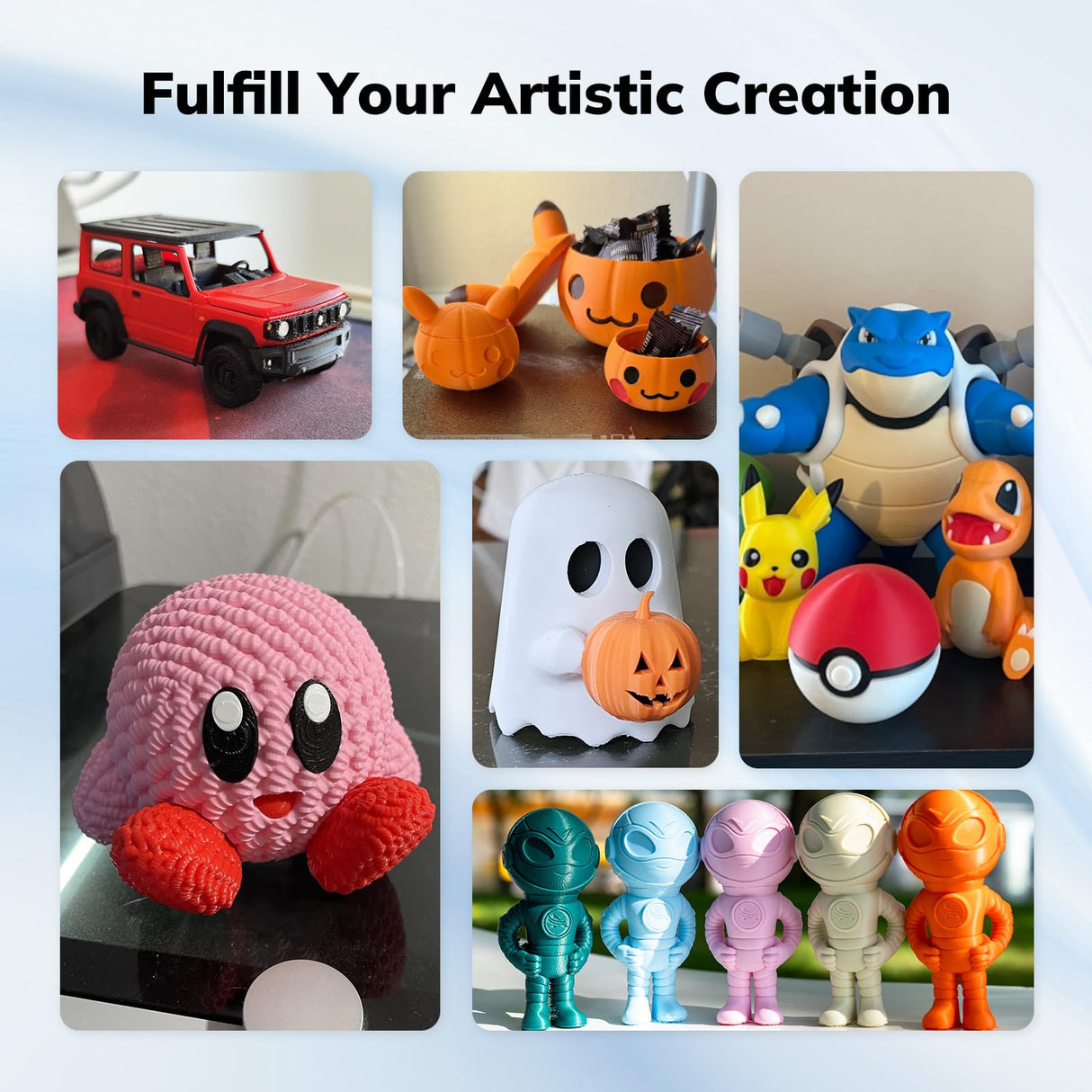 AMOLEN 3D Printer Filament PLA, 1.75mm PLA Filament Chestnut Brown PLA, 1KG/2.2lb, Dimensional Accuracy +/- 0.02 mm, Smooth & Non-Tangle, Fits for Most FDM 3D Printer, Supporting Up to 500mm/s AMOLEN