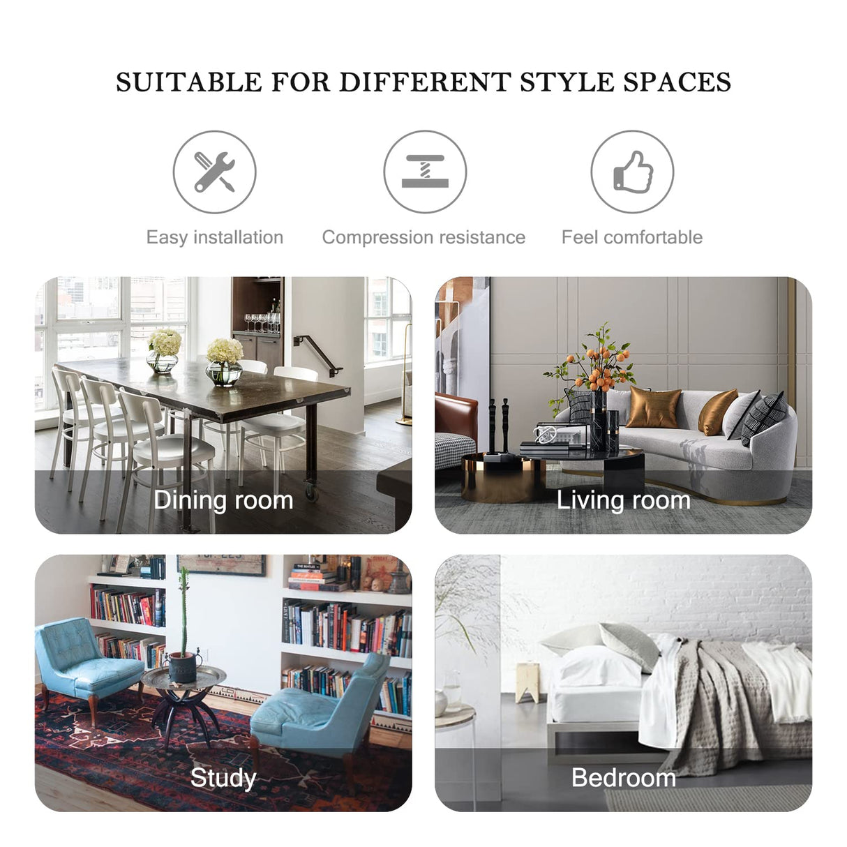 Nrizc Velvet Dining Chairs Set of 4, Woven Upholstered Dining Chairs with Gold Metal Legs, Modern Accent Chairs for Living Room, Dining Room, Kitchen Nrizc