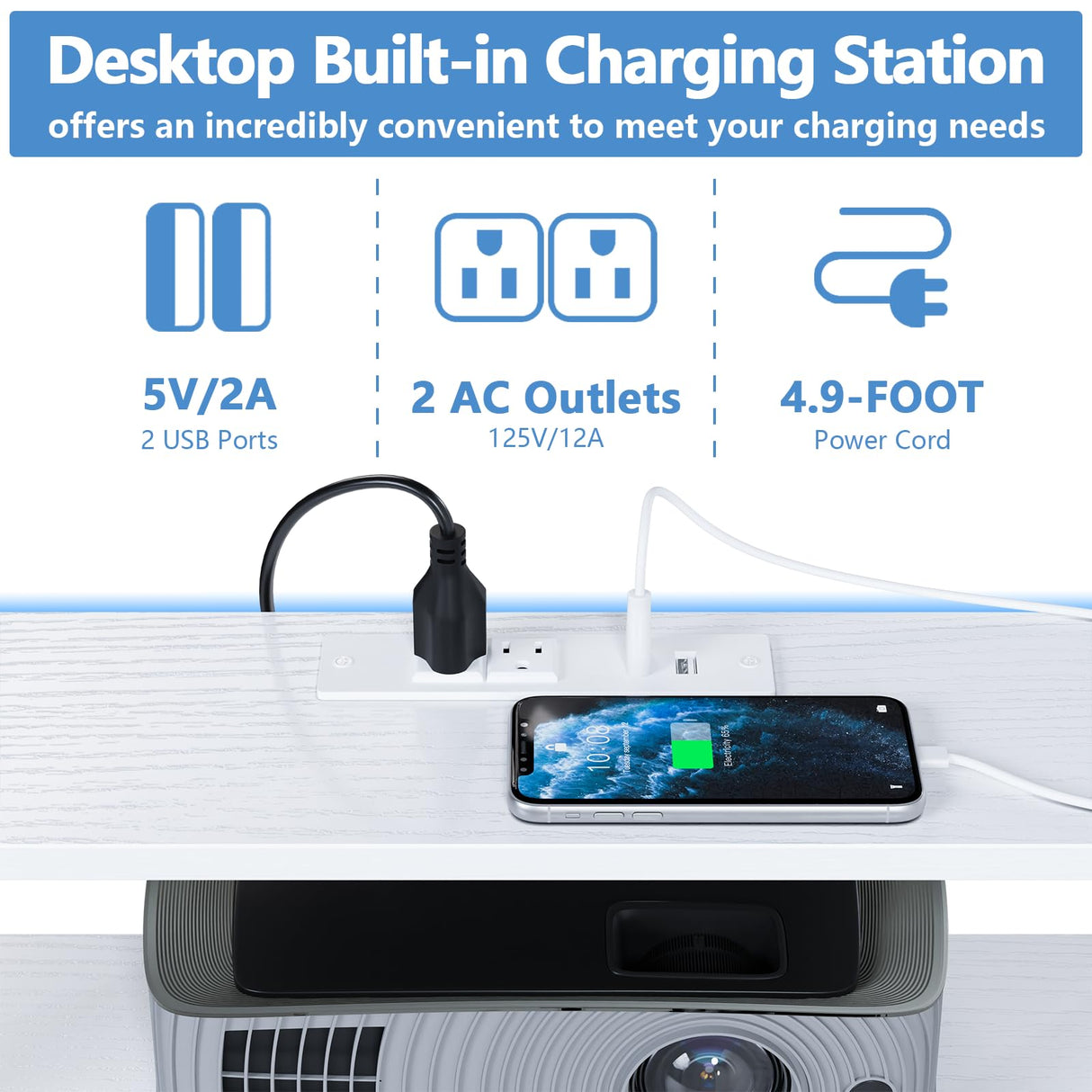 Furnulem White Dresser for Bedroom with LED Lights & Charging Station,47" Long Chests with 12 Fabric Storage Drawers,Wide Vanity Dressers Furniture for Closet,Entryway,2 Shelves Wood Top,Metal Frame Furnulem