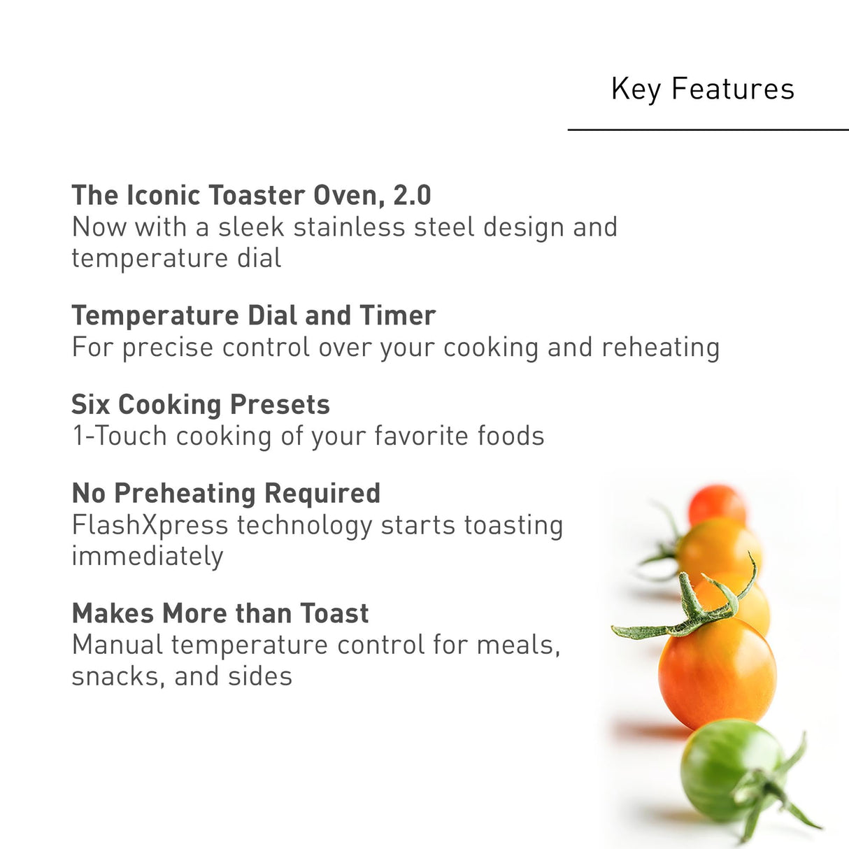 Panasonic FlashXpress Toaster Oven with Double Infrared Heating, 6 Auto Cook Options and Dial Temperature Control, 4-Slice Small Toaster Oven, 1300 Watts, PFAS-free - NB-G200P (Stainless Steel) Panasonic