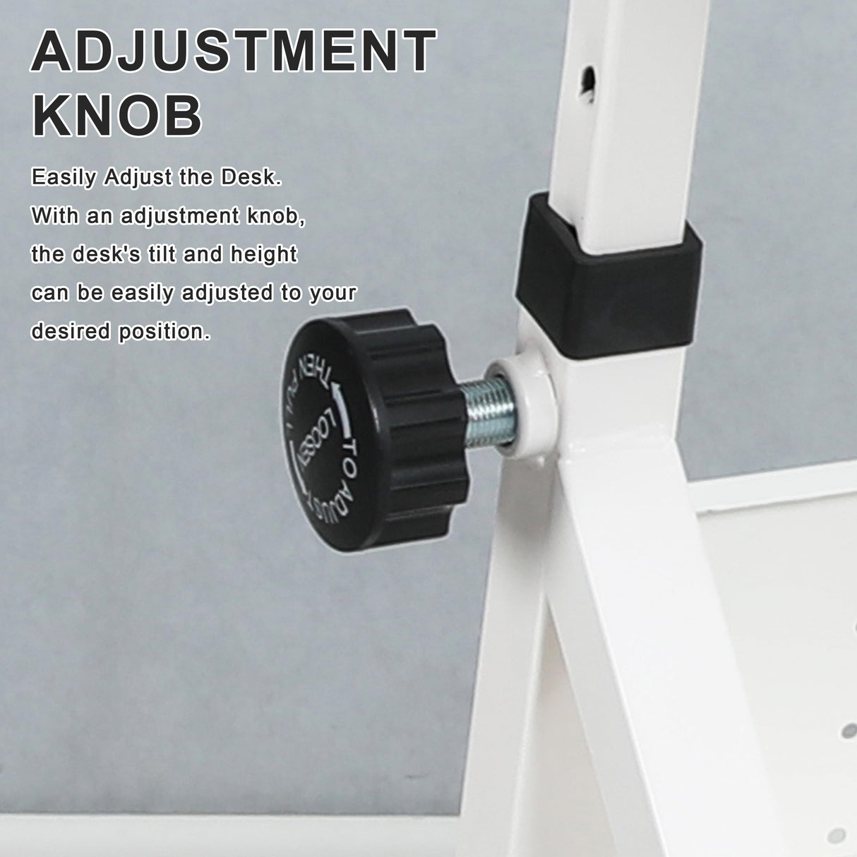 LiviNest Height Adjustable Drafting Table - Modern Tempered Glasses Artist Drawing Table Tilted Tabletop with Chair - Glass Topped Art Desk Work Station with Stool for Home Office White LiviNest