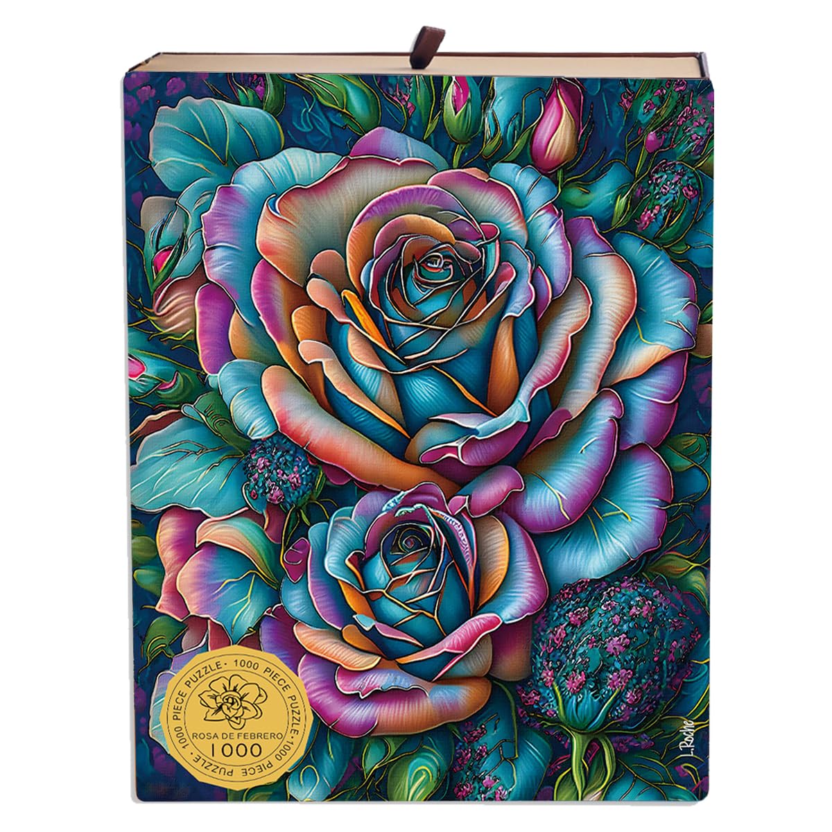 Ingooood Jigsaw Puzzle 1000 Pieces - Fantasy Series - ROSA DE FEBRERO - Entertainment Toys for Adult Special Graduation or Birthday Gift Home Decor Ingooood
