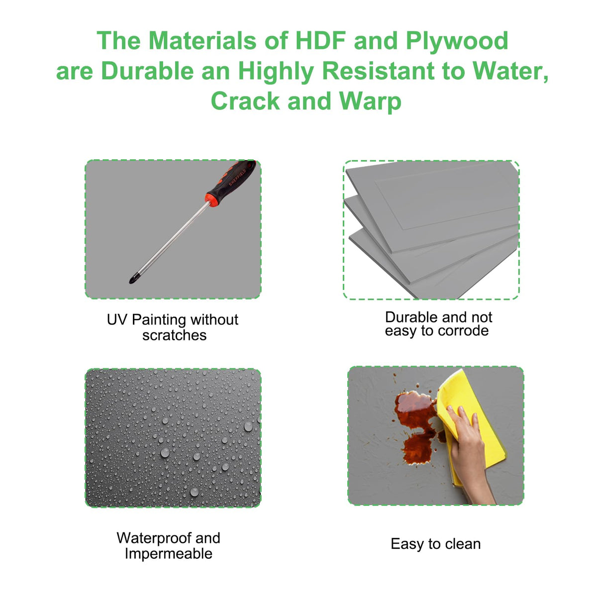 ROOMTEC 60" Assembled Bathroom Vanity Double Drawer Base Cabinet with Soft-Close Door & 6 Drawers, Large Capacity Single Sink for Laundry, Kitchen, Shower & Utility Rooms ROOMTEC