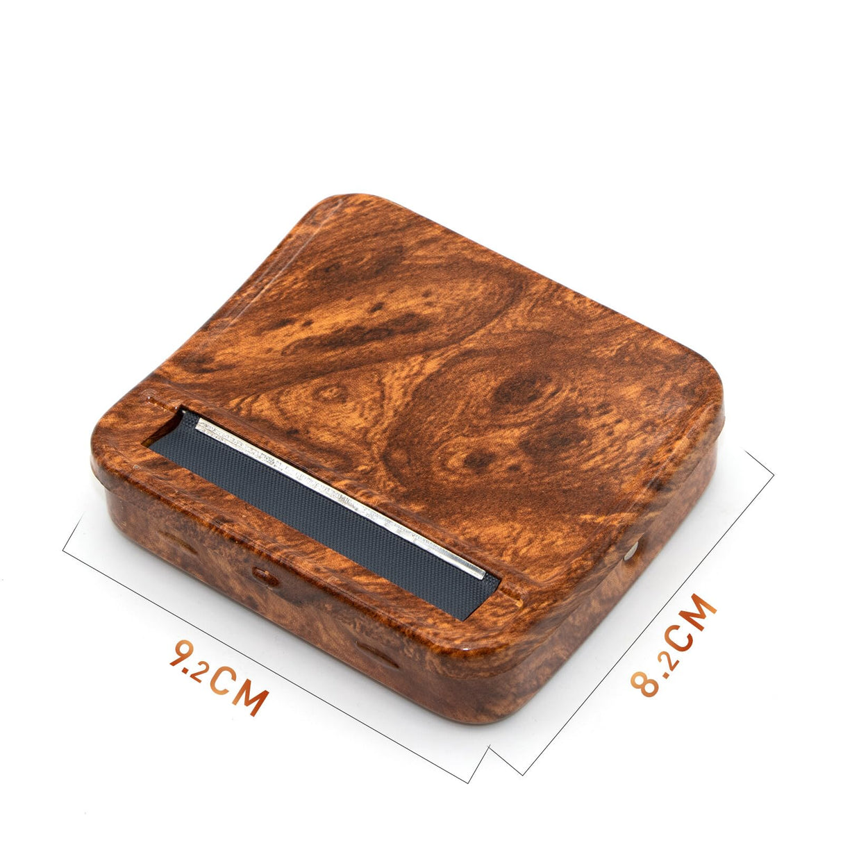 Metal Cigarette Roller Cigarette Rolling Box Smoke Roller Automatic Cigarette Rolling Machine for Cigar 70mm Cigarette Rolling Case LOOHOR