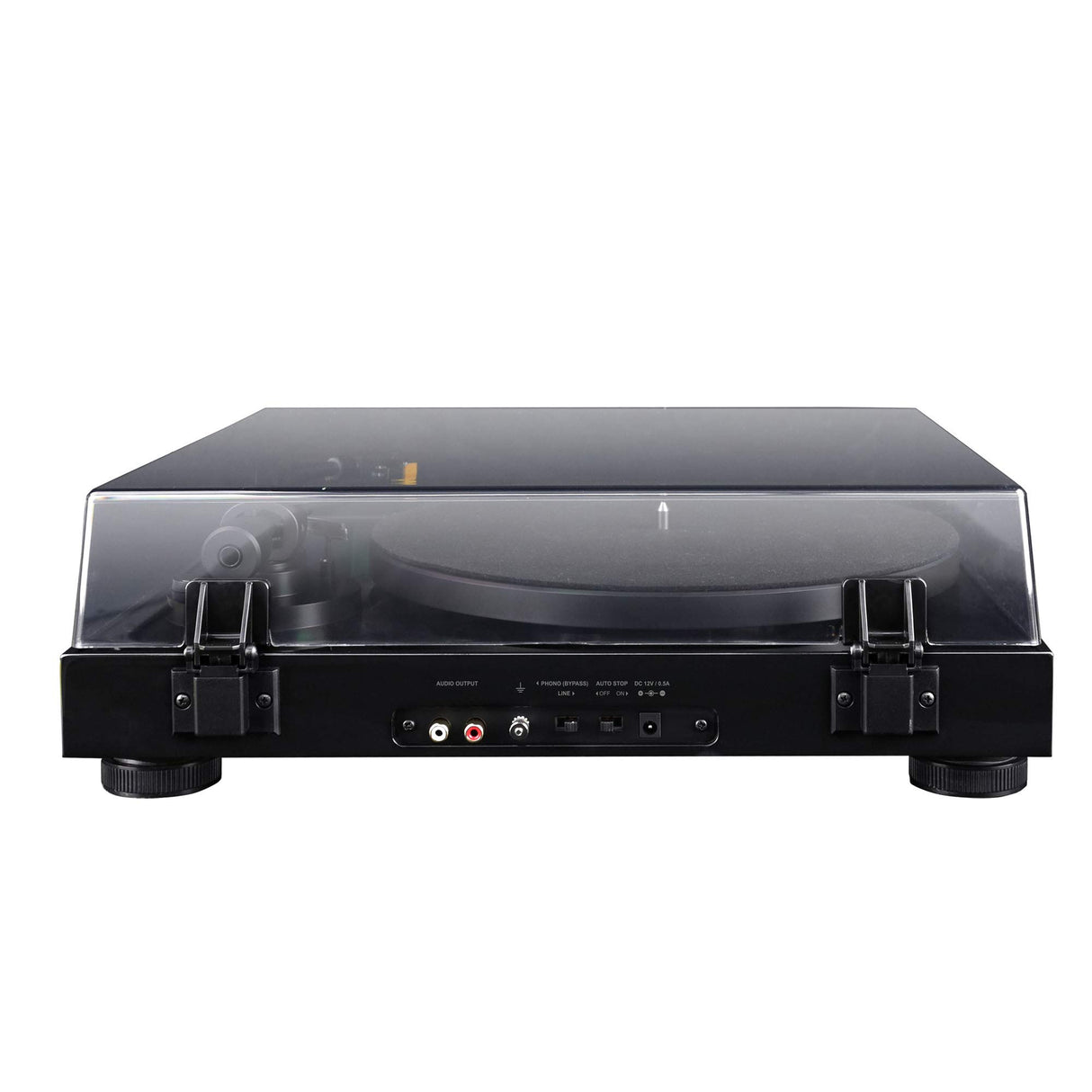 Fluance RT80 Classic High Fidelity Vinyl Turntable Record Player with Audio Technica AT91 Cartridge, Belt Drive, Built-in Preamp, Adjustable Counterweight, Solid Wood Plinth - Piano Black Fluance