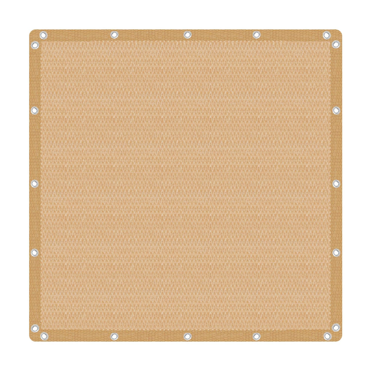 VICLLAX Shade Fabric Sun Shade Cloth Privacy Screen with Grommets for Patio Garden Pergola Cover Canopy 8x8 FT, Wheat VICLLAX