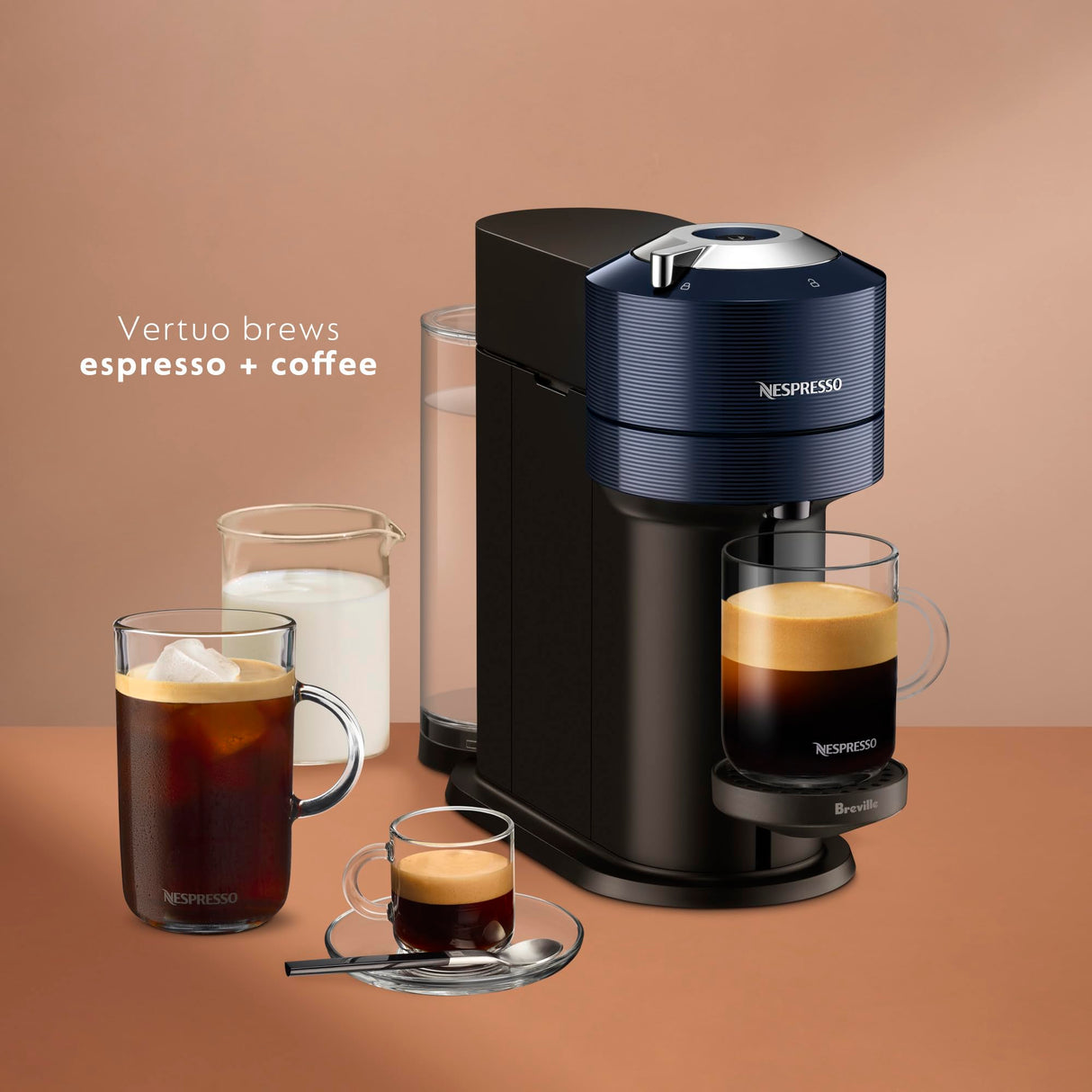Nespresso Vertuo Next Coffee and Espresso Maker by Breville, Navy Nespresso