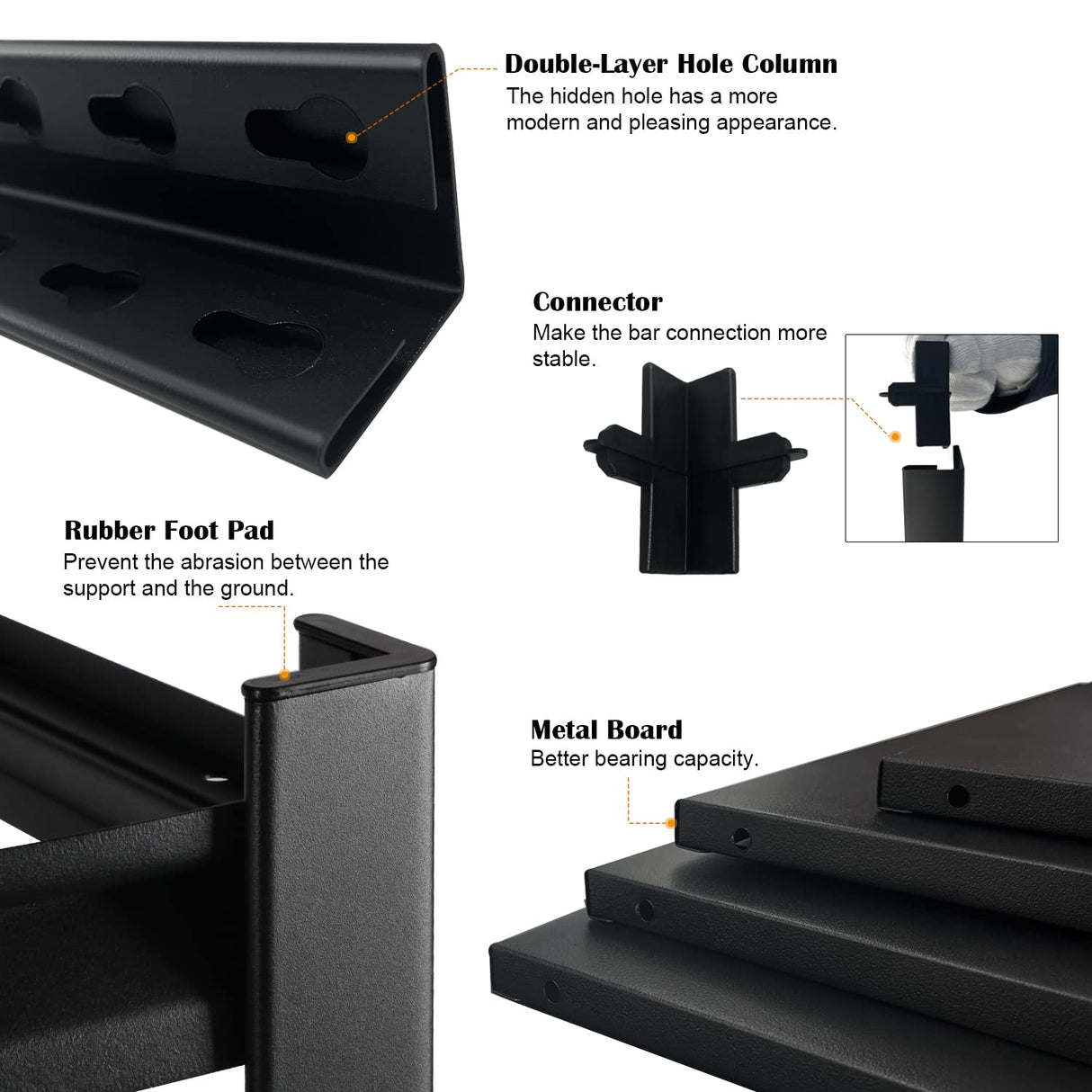 PACHIRA E-Commerce 72" Garage Shelving Heavy Duty, Wide Size Storage Shelves 5-Tier Large Metal Shelving Unit Adjustable Utility Rack for Garage, Pantry, 39.4" W x 17.7" D x 72" H PACHIRA E-Commerce