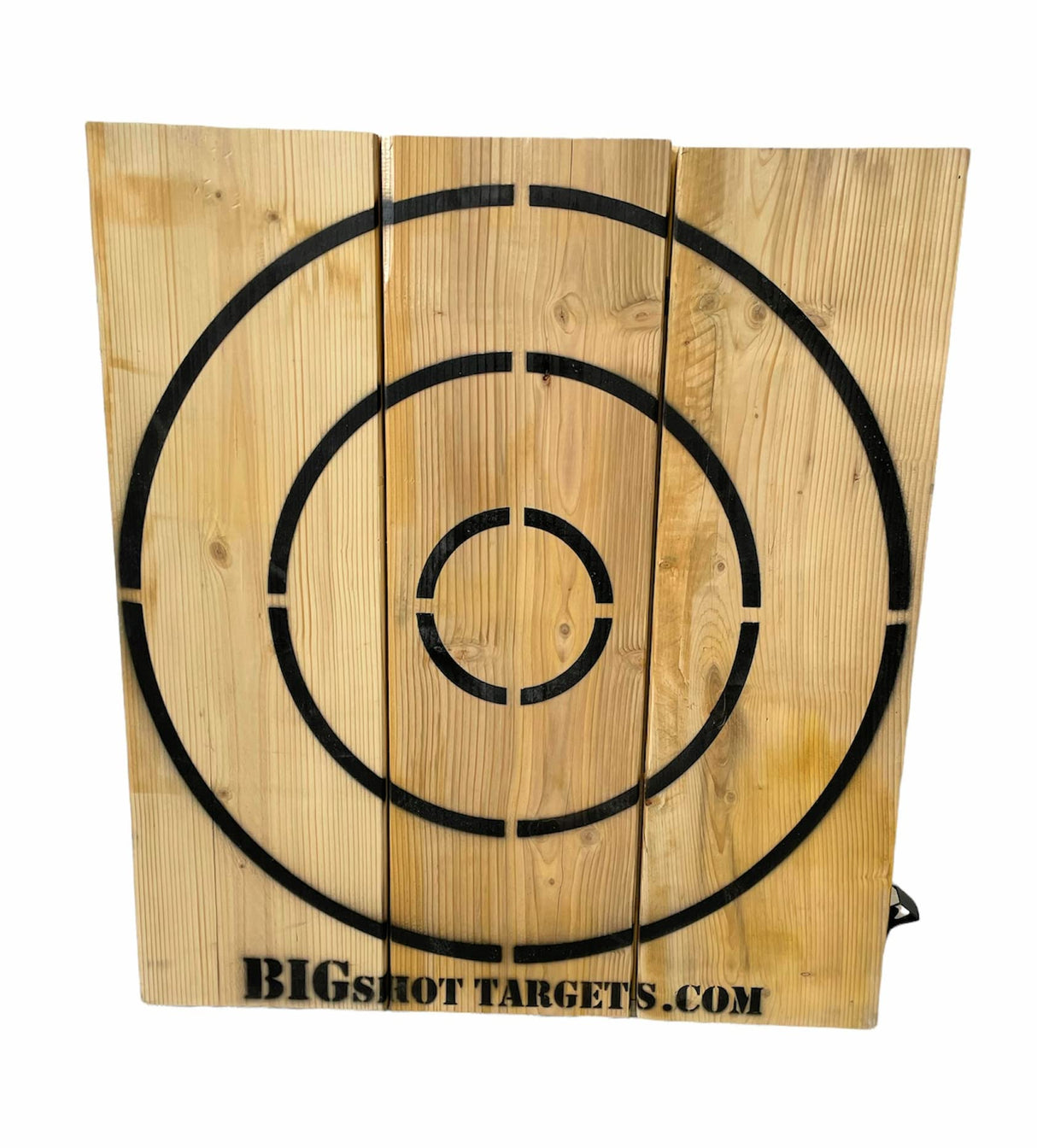 Wooden Throwing Target with Bottle Opener for Knives, Stars and Light Duty Axes BIGSHOT
