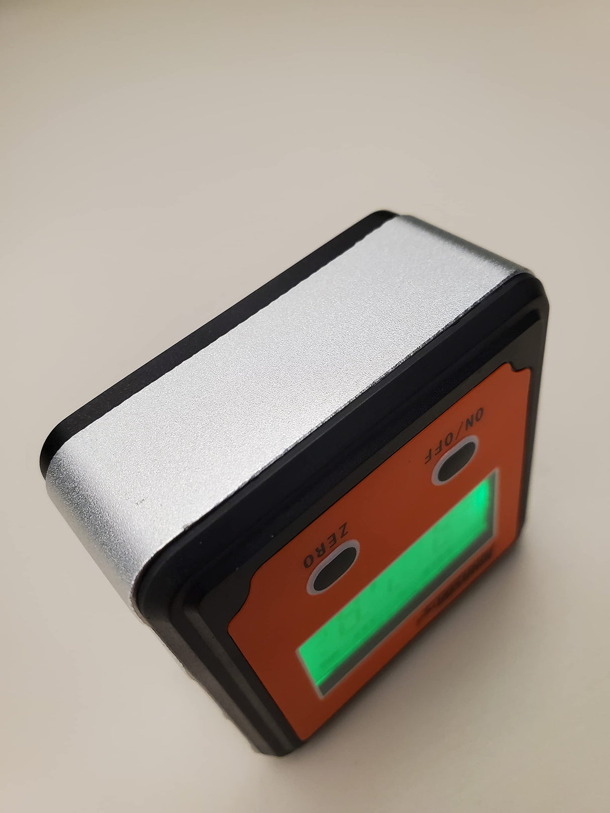 Johnson Level & Tool 1886-0000 Magnetic Digital Angle Locator w/ 2 Buttons, Orange, 1 Locator Johnson