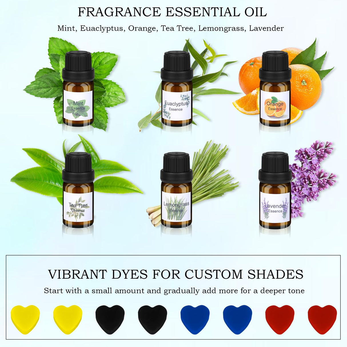 Candle Making Kit for Adult, Homemade DIY Candle Making Supplies Include Soy Wax, Wicks, Glass Candle Containers, Essential Oils, Dyes, DIY Arts & Crafts Gift for Kids, Beginners, Adults, Women KEARLGMBH