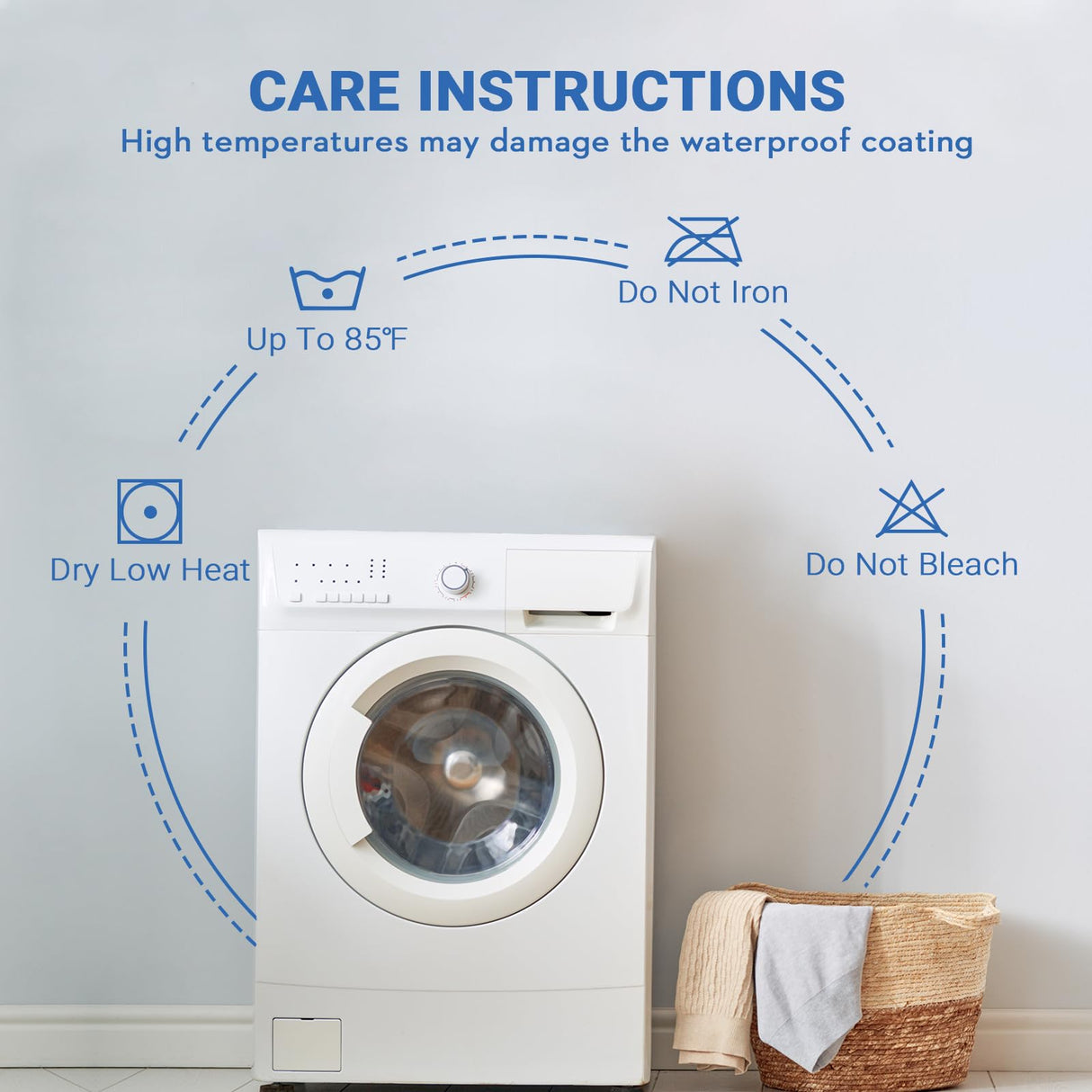 MUXHOMO King Size Mattress Protector, 100% Waterproof Quilted Mattress Cover King Size Bed, Noiseless Soft & Cooling Mattress Pad Cover, Deep Pocket 6"-21", White MUXHOMO