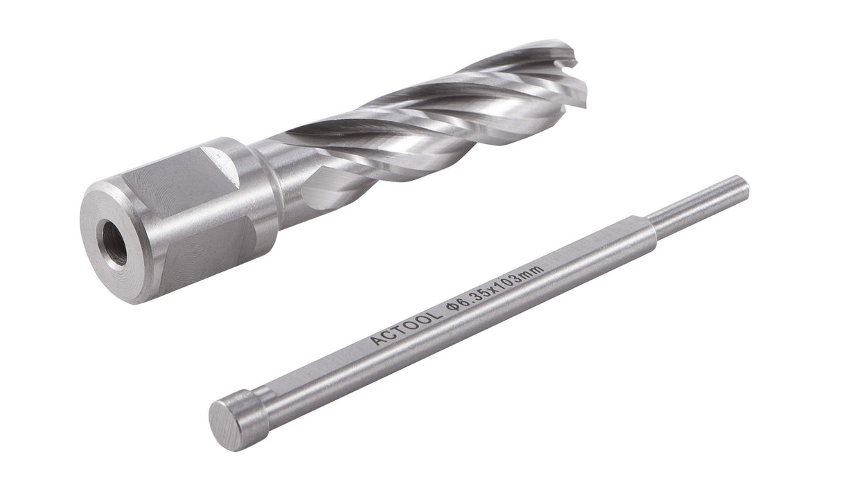 ACTOOL 9/16" Diameter × 2" Depth of Cut HSS ANNULAR Cutter with 3/4'' Weldon Shank ACTOOL