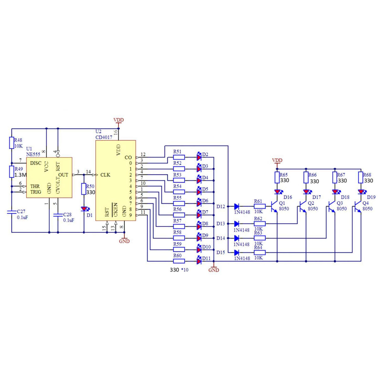 Gikfun DIY SMD SMT Welding Practice Soldering Skill Training Board Ek7028 Gikfun