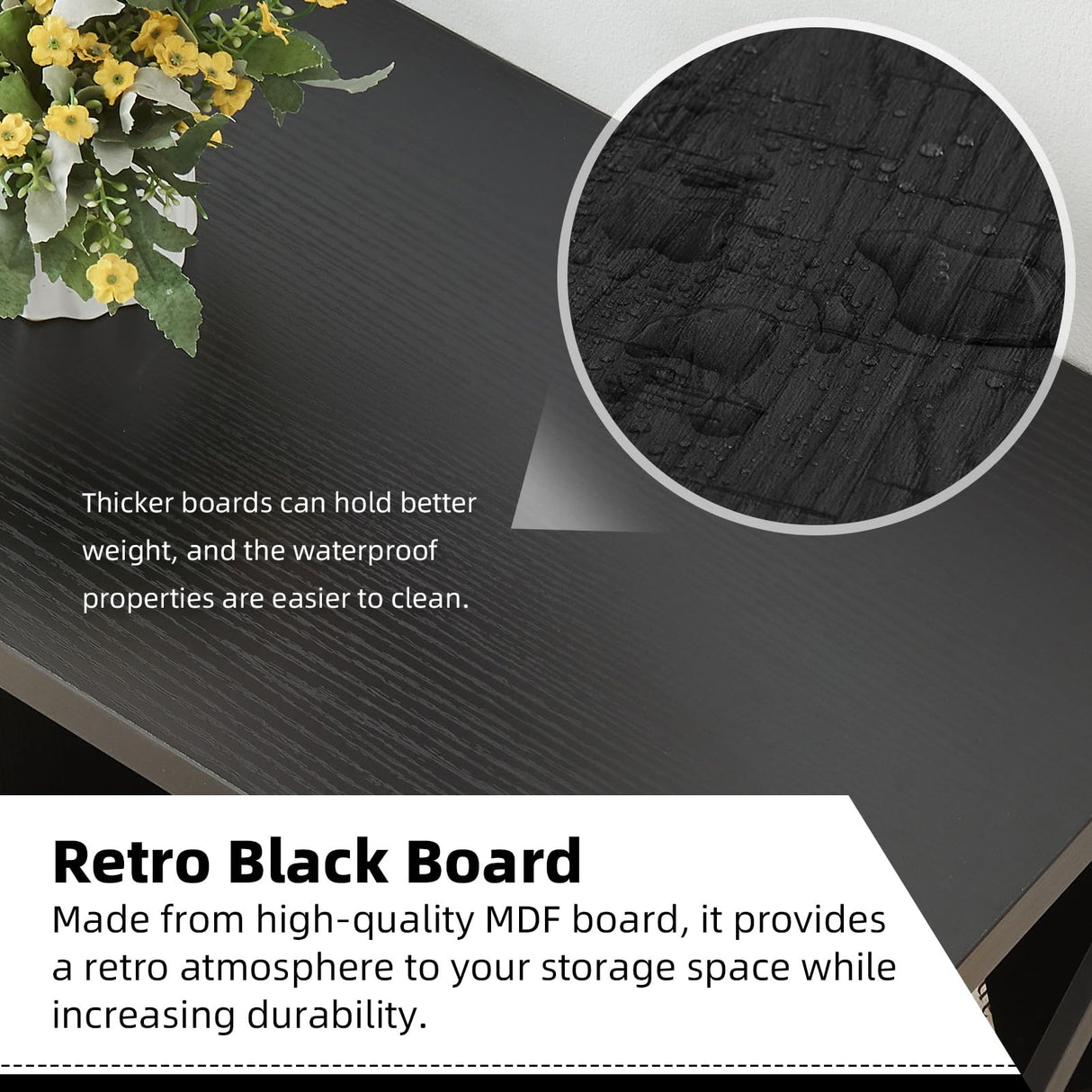 HOMBAZAAR 7 Tier Bookshelf, 78 Inch Tall Rustic Bookshelf with Metal Frame, Industrial Heavy Duty Bookshelves and Bookcases, Open Book Shelf for Office, Living Room and Library, Black HOMBAZAAR