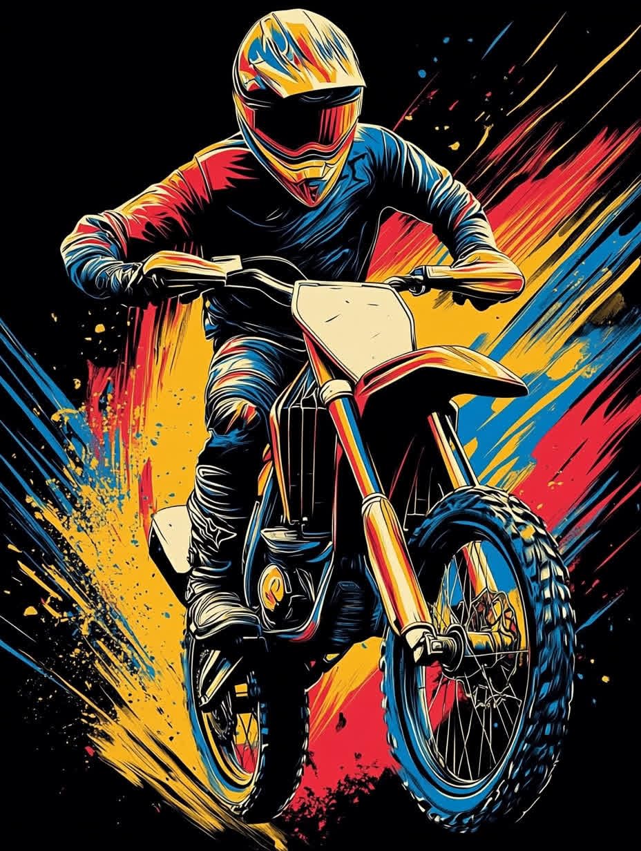 YOUSHIHA Vehicle Diamond Painting Kits for Adults,Motorcycle Diamond Painting Art Kit for Adult,DIY Full Drill Gem Art with Diamonds for Home Wall Decor Gifts 12x16 Inch YOUSHIHA