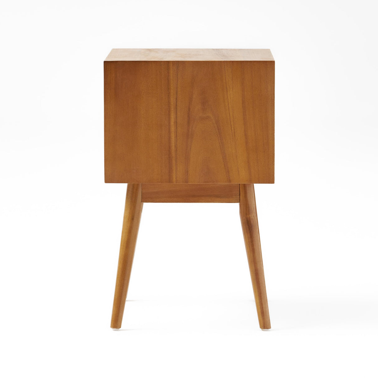 Great Deal Furniture Mid Century Nightstand, Natural GDF Studio