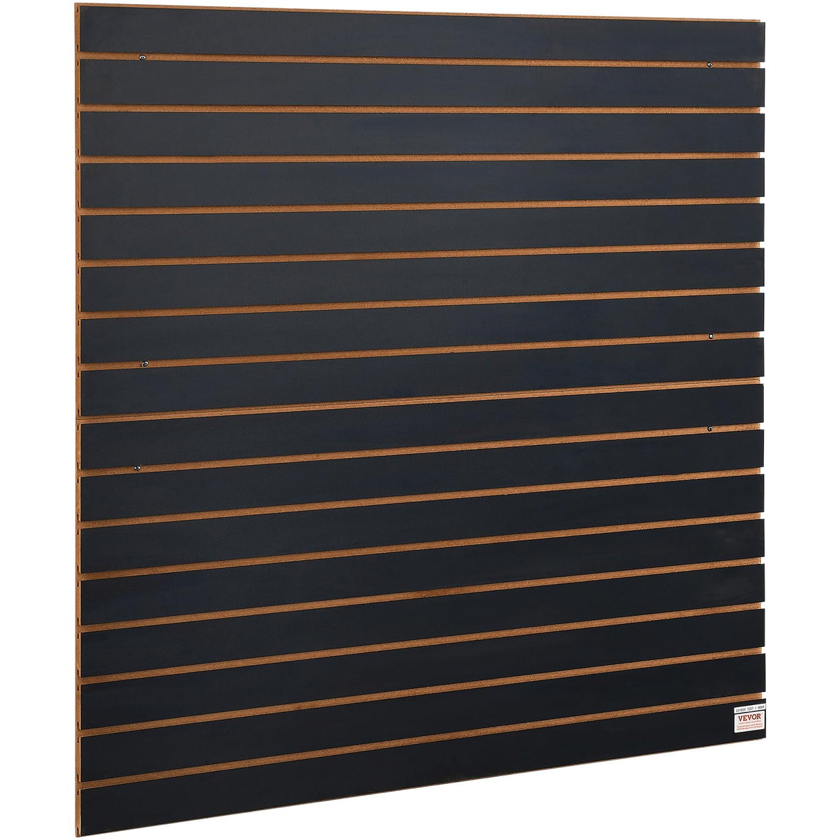 VEVOR Slatwall Panel, 16 sq.ft, Versatile Durable Slat Wall Panel with MDF Material & 3 in Groove, Aesthetic Easy to Clean Slat Wall Panel with Melamine Surface, Fit for Bicycles, Hammers, etc. VEVOR