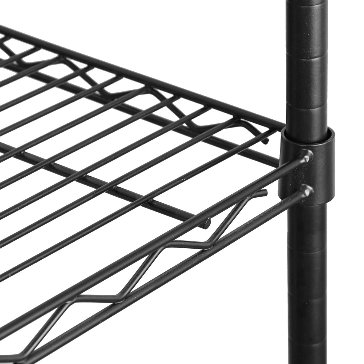 ZENY 4-Shelf Adjustable, Heavy Duty Storage Shelving Unit, Steel Organizer Wire Rack, Storage Rack with Leveling Feet for Kitchen Office Garage ZENY