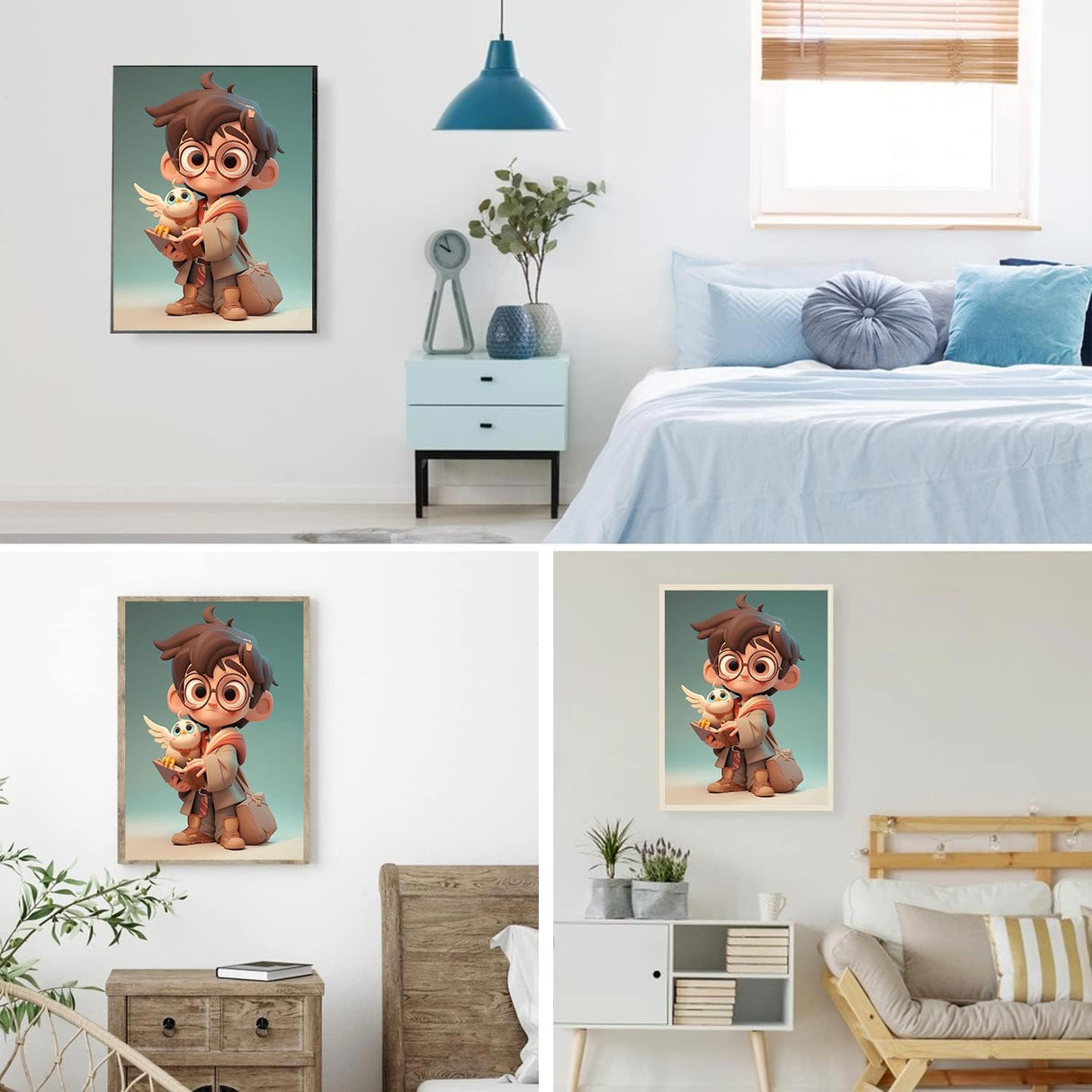 Magic Academy Diamond Painting Kits for Adults & Kids,DIY Cartoon Diamond Art Kits,5D Cartoon Figure Diamond Painting Kits,Full Drill Diamond Dots Painting for Home Wall Decoration Gifts 12x16 Inch ARTMYRUI