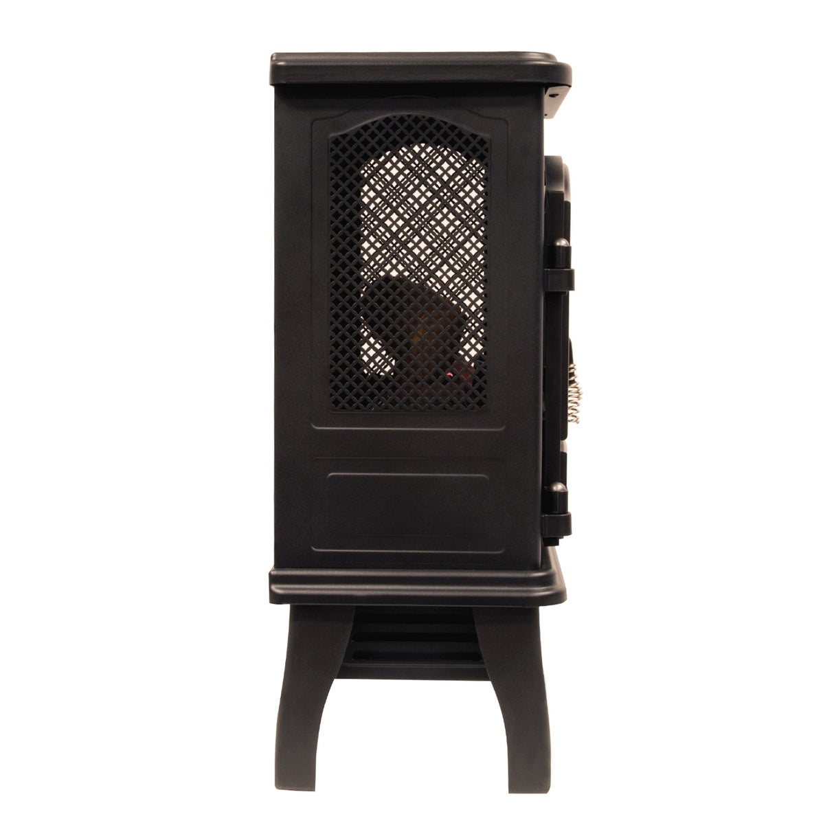 duraflame® 3D Infrared Quartz Electric Fireplace Stove Heater, Black Duraflame