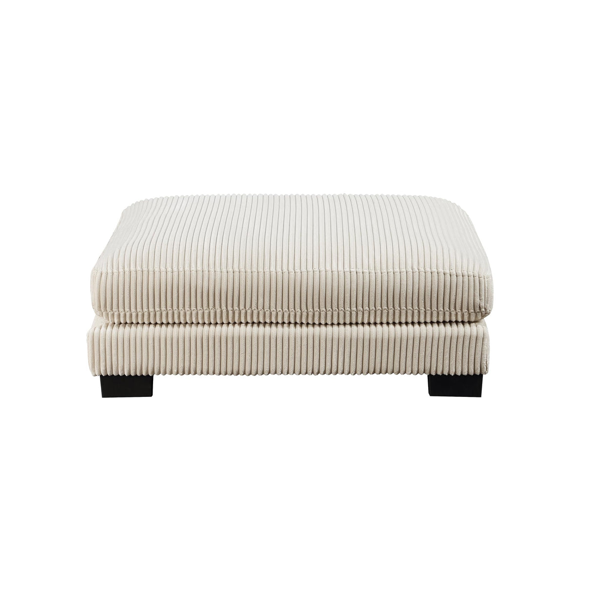 Lexicon Bathurst Corduroy Fabric Ottoman, Beige Lexicon