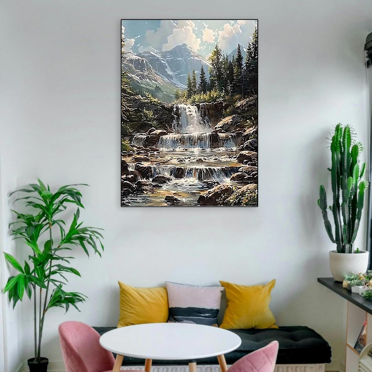 EIBEILI Diamond Painting Kits for Adults, 4 Pack Landscape Diamond Art Kits for Beginners DIY 5D Full Drill Forest Sunset Scenery Diamond Dots Gem Art and Crafts for Home Wall Decor 12x16 Inch EIBEILI