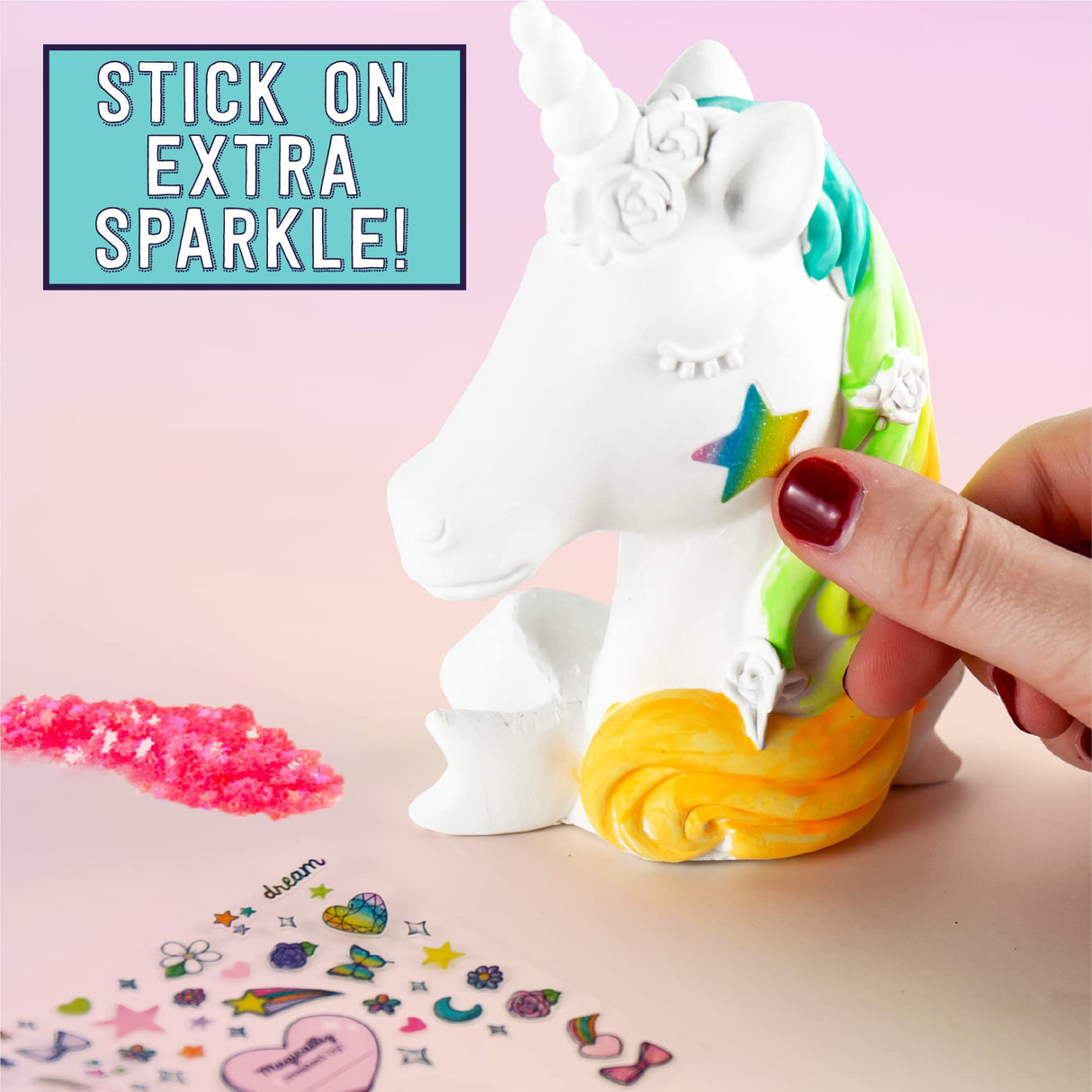 It’s So Me! Paint Your Own Unicorns – DIY Ceramic Unicorn Kit – Arts and Crafts Kits- Great Birthday Party Activities for Kids Ages 6, 7, 8, 9 It's So Me