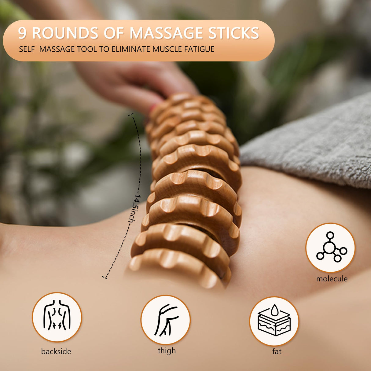 pumedic Wood Therapy Massage Tools 16-in-1 Lymphatic Drainage Massager Maderoterapia Kit Therapy Tools for Body Sculpting Muscle Pain Relief Lymphatic Drainage Women Face Wood Roller Massager Tools pumedic
