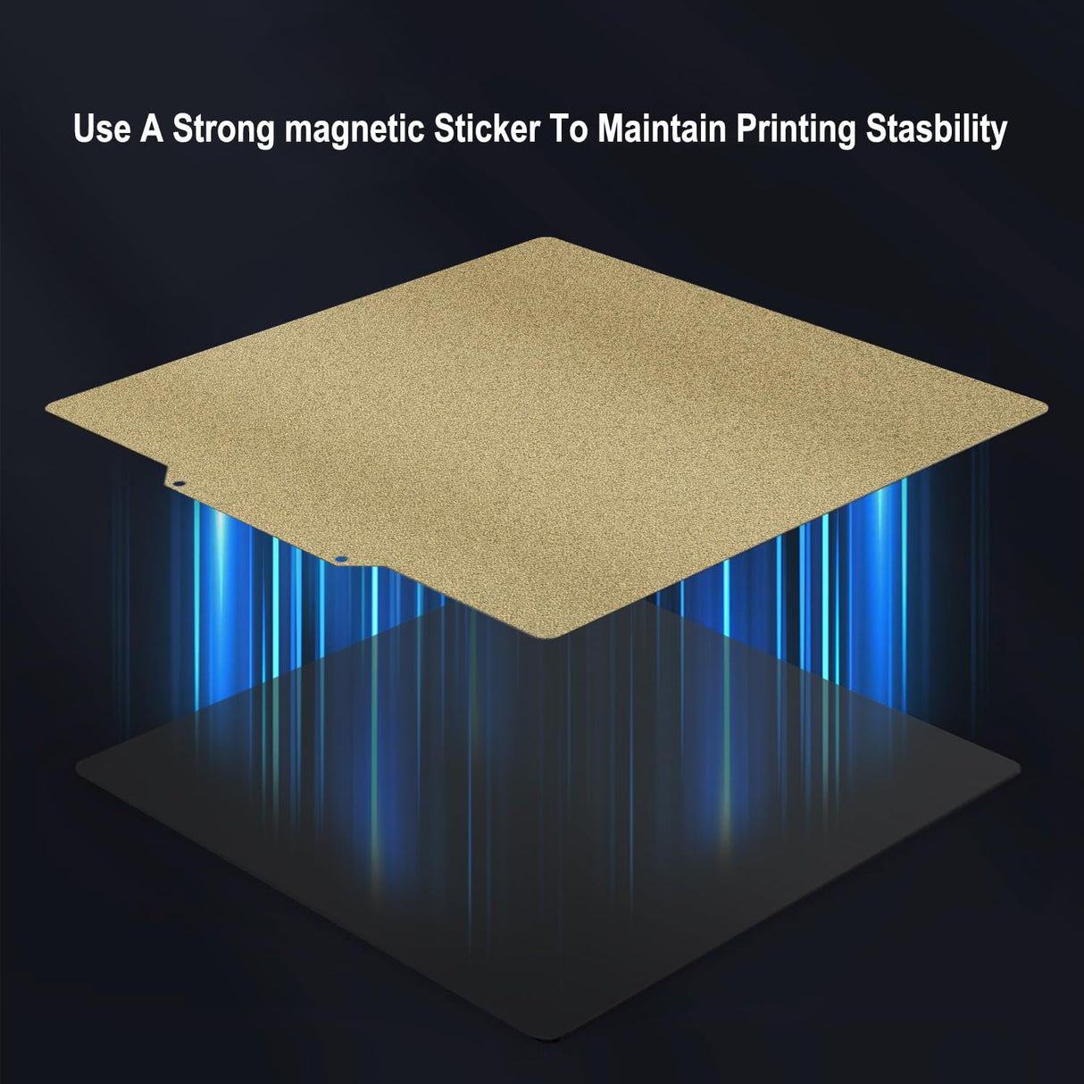 TMYPN 330x330mm Double Side Texture PEI Build Plate for Elegoo Neptune 3 Plus / 4 Plus 3D Printer, Spring Steel Plate and Magnetic Base Print Bed for A30/A30 Pro, Tronxy X3S/X5S/X5S Pro, Qid1 X-Max3 TMYPN