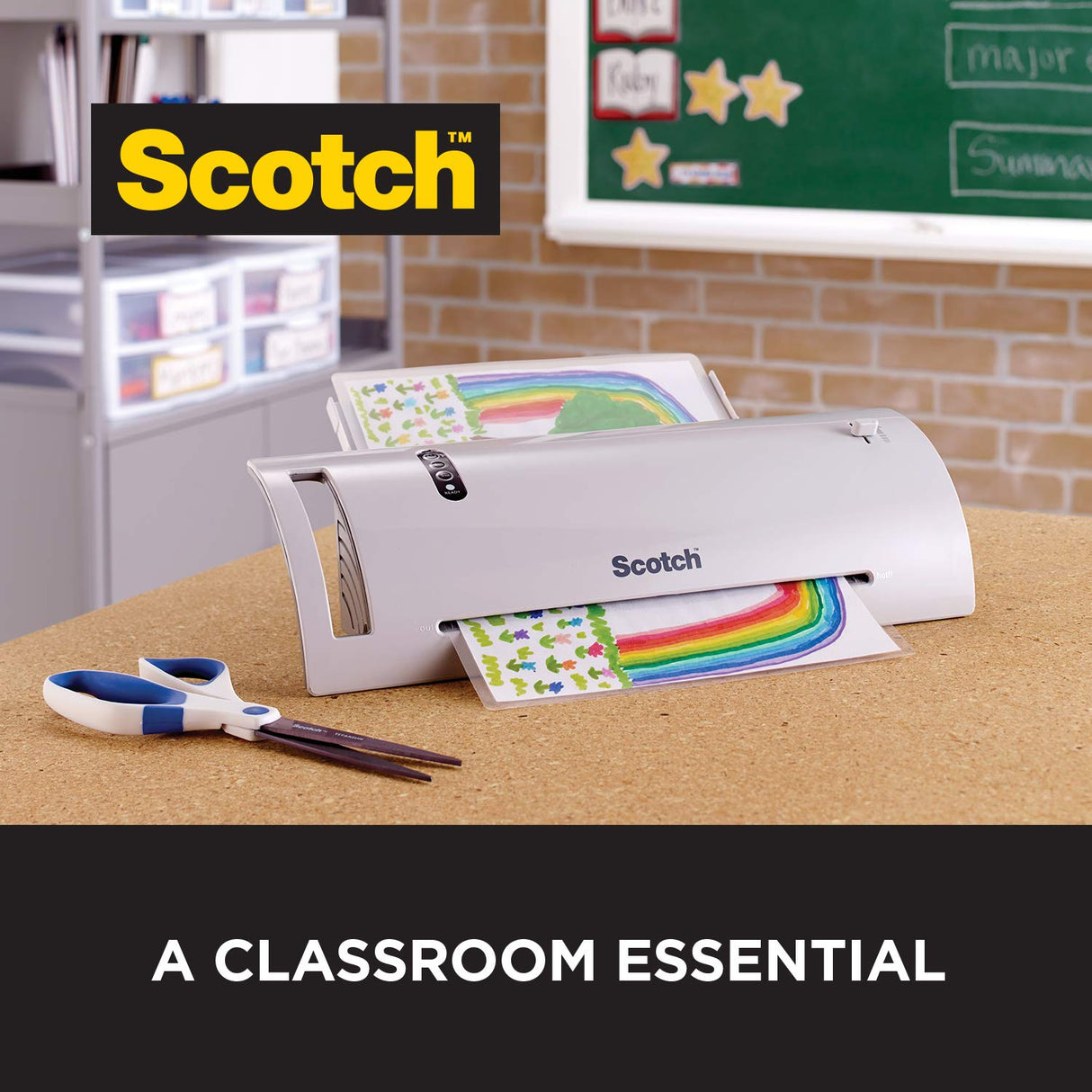 Scotch Thermal Laminator Machine, 5 Minute Warm-up, 9" Input, for Laminating Sheets Up to 5-Mil Thick Scotch